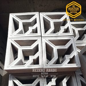 Roster Beton Motif Walet 20x8x20